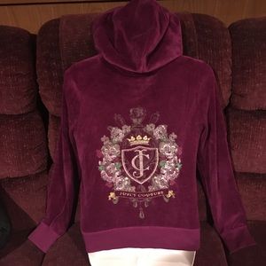 Juicy couture zip-up hoodie sweatshirt